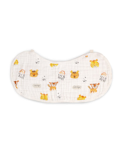 Kicks & Crawl Cub Cradle Burp Cloth-100% Cotton Muslin-Multi-Layered-Pack of 2
