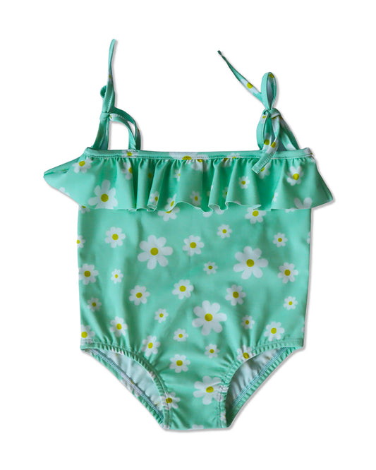 Kicks & Crawl Mint Swimwear-Daisy Daze-Polyester-For Infants