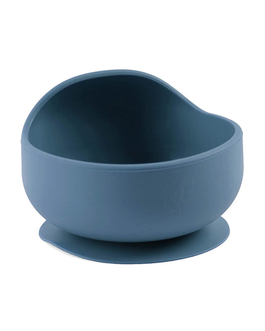 Kicks & Crawl Blue MunchMate Silicone Meal Set-8 Pieces-Suction Base & Divided Sections-Cobalt Blue
