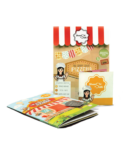 Shaashi N Siiri Slice It Up-Pretend & Play Toy-Interactive Play Book-150+ Detachable Pieces-3Y+