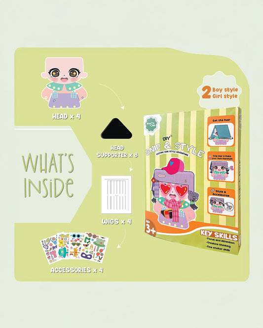 Shaashi N Siiri DIY Snip & Style-Art & Craft Kit-Boost Cognitive Skills-3Y+