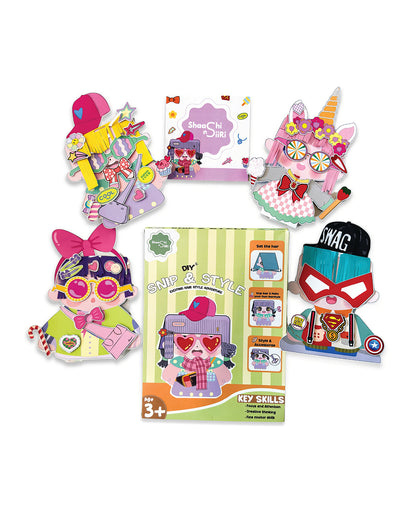 Shaashi N Siiri DIY Snip & Style-Art & Craft Kit-Boost Cognitive Skills-3Y+