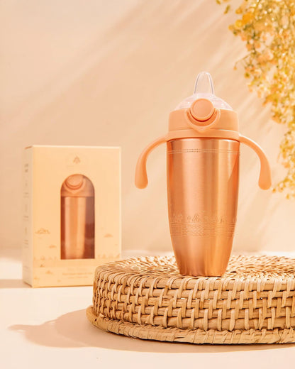 Baby Forest Tiny Tamba Pure Copper Spout Sipper-Ergonomic Design-Spill Proof Design-500ml