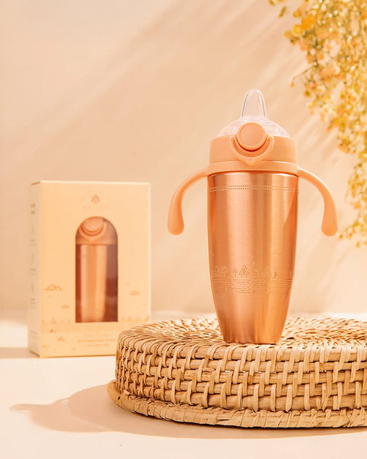 Baby Forest Tiny Tamba Pure Copper Spout Sipper-Ergonomic Design-Spill Proof Design-500ml