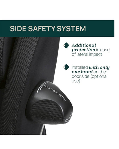 Chicco Everone I-Size Baby Car Seat-Convertible (Forward & Rear Facing)-90 Degree Rotation-3 Positions Recline in Both Mode-6 Months Warranty-For 0 to 12Y-Black