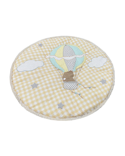 Abracadabra Bear Quilted Playmat-Ultra Soft-Improves Tactile Stimulation-0M+