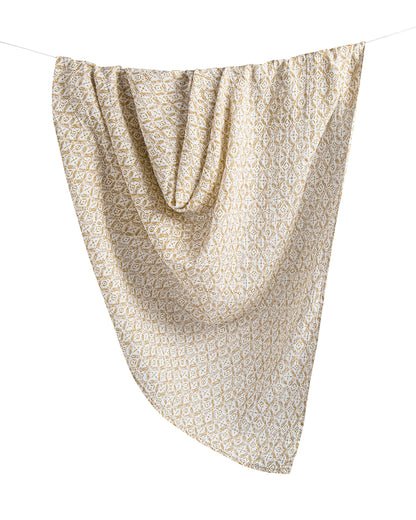 Crane Baby Kendi Swaddles-100% Cotton Muslin-Kendi Diamond-Pack of 1-Infant Wraps