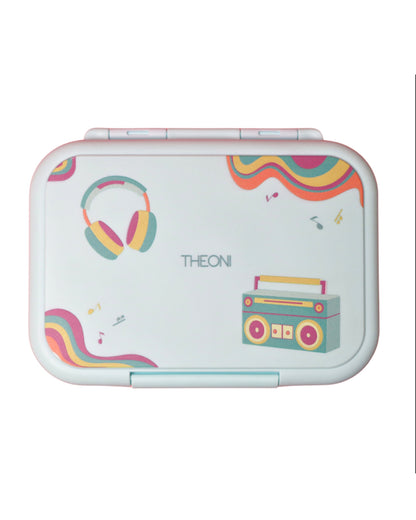Theoni Duo Steel Lunch Box-2 Compartment-Microwave safe-Sterio Green