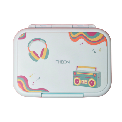 Theoni Duo Steel Lunch Box-2 Compartment-Microwave safe-Sterio Green