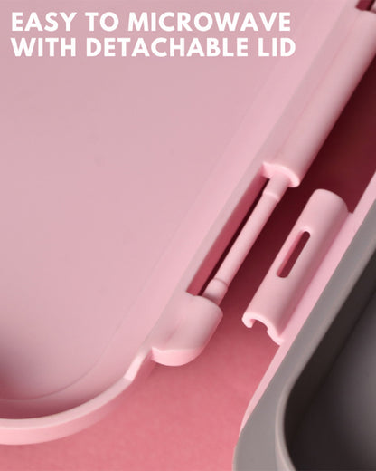 Theoni Duo Steel Lunch Box-2 Compartment-Microwave safe-Sterio Green