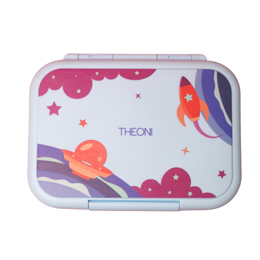 Theoni Duo Steel Lunch Box-2 Compartment-Microwave safe-Milo Blue