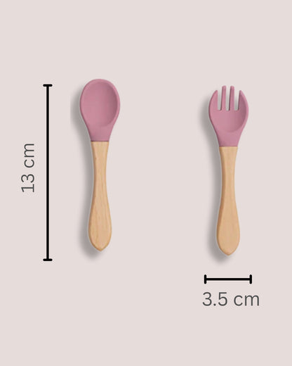 Theoni Silicone Anti Skid Meal Set-Microwave & Dishwasher Safe-BPA Free-Pack of 3-Dark Pink