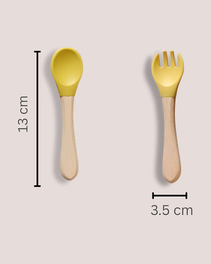 Theoni Silicone Anti Skid Meal Set-Microwave & Dishwasher Safe-BPA Free-Pack of 3-Mango