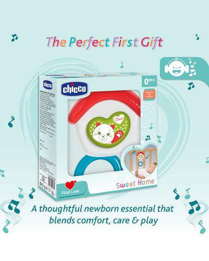Chicco First Love Sweet Home Musical Toy-Easy Attachment With Stroller & Cot-For Infants