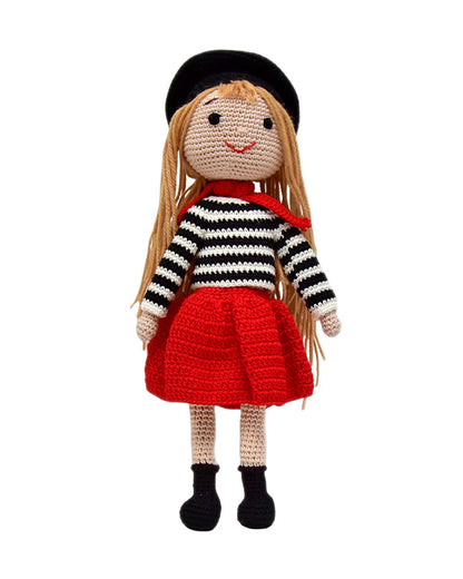 Happy Threads Bellz Crochet Doll-Handcrafted-Easily Washable-Plush Cuddly Toy-For 6M+