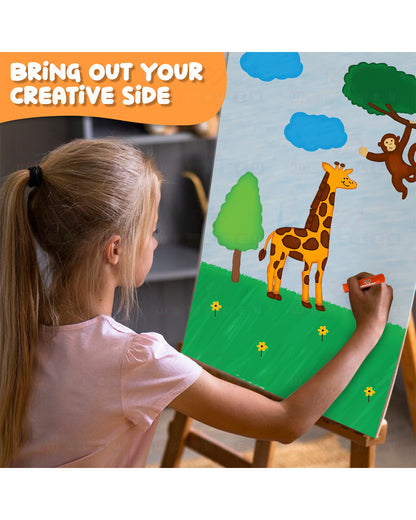 Wembley Solid Paint Stick-Includes 12 Color Sticks-Washable & Quick Dry Paint-3Y+