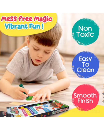 Wembley Metallic Paint Stick-Includes 12 Color Sticks-Washable & Quick Dry Paint-3Y+