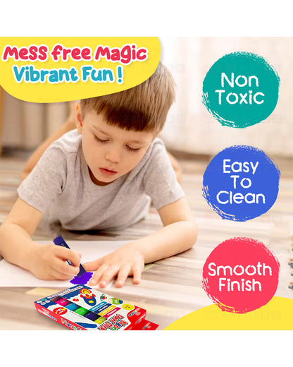 Wembley Neon Paint Stick-Includes 6 Color Sticks-Washable & Quick Dry Paint-3Y+