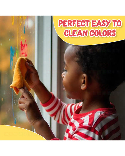 Wembley Neon Paint Stick-Includes 6 Color Sticks-Washable & Quick Dry Paint-3Y+