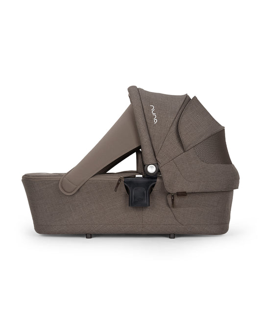 Nuna LYTL Baby Carry Cot-With Dream Drape & Ventilated Mesh Panel-Integrated Release Buttons-Compact & Flat Fold-Includes Rain Cover-2 Years Warranty-Upto 9 Kg-Chestnut