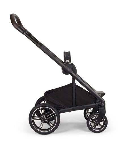 Nuna MIXX Next Baby Stroller-With Cup Holder-Height Adjustable Parent Handle Bar-All Terrain Big Rear Wheels-Includes Rain Cover & Post Adaptors-2 Years Warranty-Pram for 0 to 4Y (Upto 22 Kg)-Chestnut