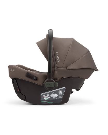 Nuna PIPA Urbn Baby Car Seat-Rear Facing-TUV Aircraft Certified-Integrated ISOFIX Connectors for Easy Installation-Ultra Lightweight-For 0M+ (Upto 13Kg)-Chestnut