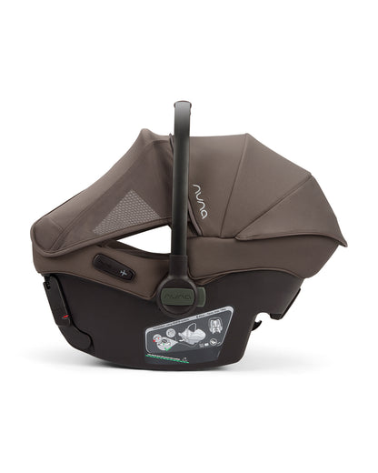 Nuna PIPA Urbn Baby Car Seat-Rear Facing-TUV Aircraft Certified-Integrated ISOFIX Connectors for Easy Installation-Ultra Lightweight-For 0M+ (Upto 13Kg)-Chestnut