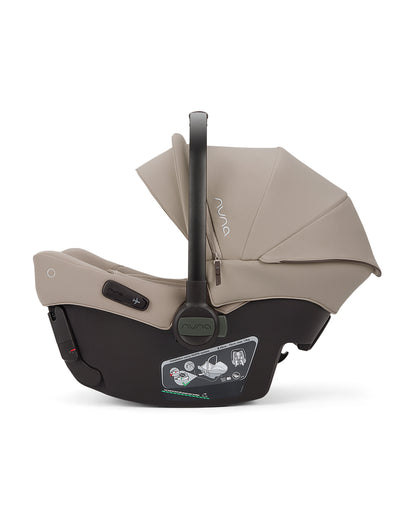 Nuna PIPA Urbn Baby Car Seat-Rear Facing-TUV Aircraft Certified-Integrated ISOFIX Connectors for Easy Installation-Ultra Lightweight-For 0M+ (Upto 13Kg)-Chateau