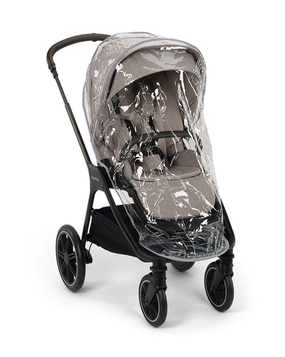 Nuna TRIV LX Baby Stroller-With Cup Holder-2025 Edition-All Terrain Big Rear Wheels-Reversible & Near Flat Reclining Seat-One Hand Fold-2 Years Warranty-For 0 to 4 Years (Upto 22 Kg)-Chateau