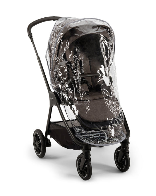 Nuna TRIV Next Stroller-With Cup Holder-Includes Travel Bag, Rain Cover & Post Adaptors-Reversible Seat-One Hand Fold-Pram for 0 to 4Y (Upto 22Kg)-Chestnut