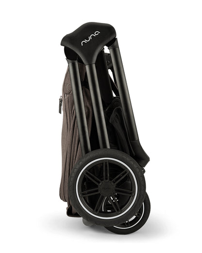 Nuna TRIV Next Baby Stroller-With Cup Holder-One Hand Fold-Includes Rain Cover & Post Adaptors-2 Years Warranty-Pram for 0 to 4Y (Upto 22Kg)-Chestnut