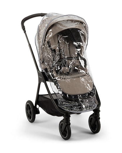 Nuna TRIV Next Baby Stroller-With Cup Holder-One Hand Fold-Includes Rain Cover & Post Adaptors-2 Years Warranty-Pram for 0 to 4Y (Upto 22Kg)-Chateau