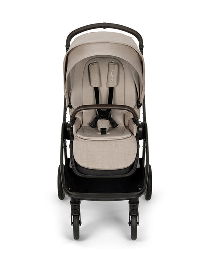 Nuna TRIV Next Baby Stroller-With Cup Holder-One Hand Fold-Includes Rain Cover & Post Adaptors-2 Years Warranty-Pram for 0 to 4Y (Upto 22Kg)-Chateau