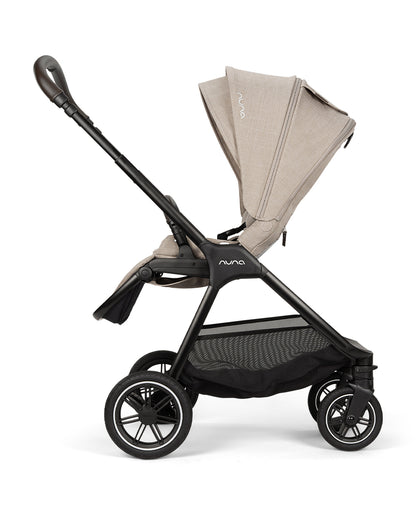 Nuna TRIV Next Baby Stroller-With Cup Holder-One Hand Fold-Includes Rain Cover & Post Adaptors-2 Years Warranty-Pram for 0 to 4Y (Upto 22Kg)-Chateau