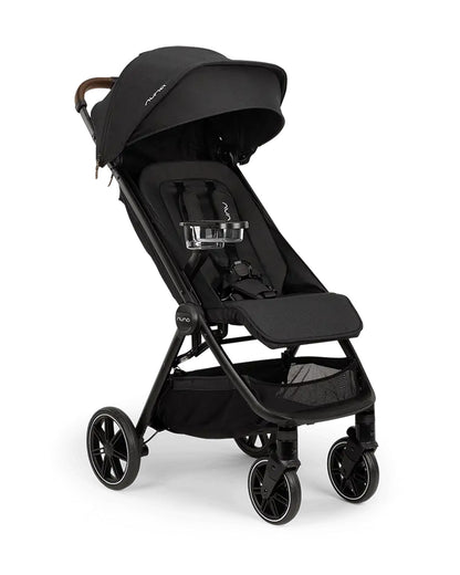 Nuna TRVL Series Child Tray-Clicks Easily Onto Stroller When Bumper Is Removed-Includes & Snack Compartment-Clear