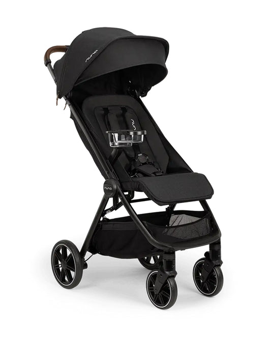 Nuna TRVL Series Child Tray-Clicks Easily Onto Stroller When Bumper Is Removed-Includes & Snack Compartment-Clear