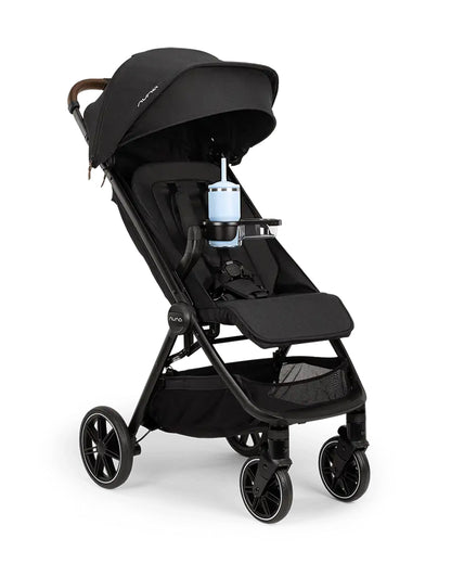 Nuna TRVL Series Child Tray-Clicks Easily Onto Stroller When Bumper Is Removed-Includes & Snack Compartment-Clear