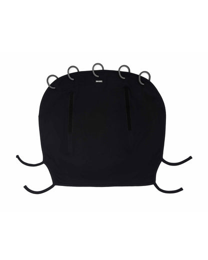 Dooky Universal Cover-Fits Easy On Any Stroller, Infant Car seat & Carry Cot-Breathable Oekotex Certified Cotton-UPF50+ Protection-Black