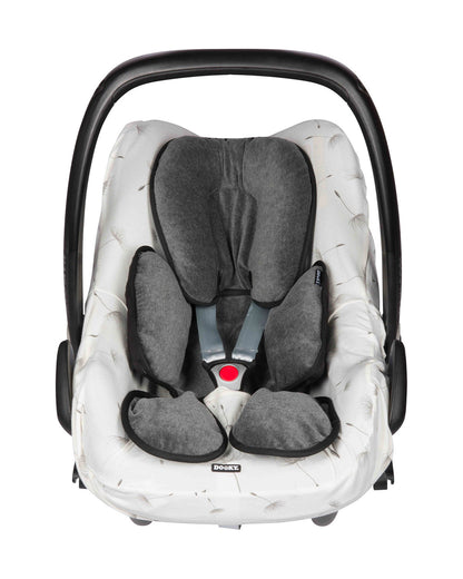 Dooky Baby Support Pillow-Suitable For Strollers, Car Seats, Carry Cots & Bouncers-Fits Both 3 & 5 Point Harness-For 0 to 12M-Grey