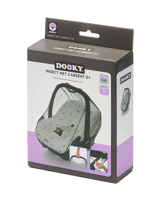 Dooky Universal Car Seat Mosquito Net-Breathable-Quick & Easy To Attach-For Infant Car Seats