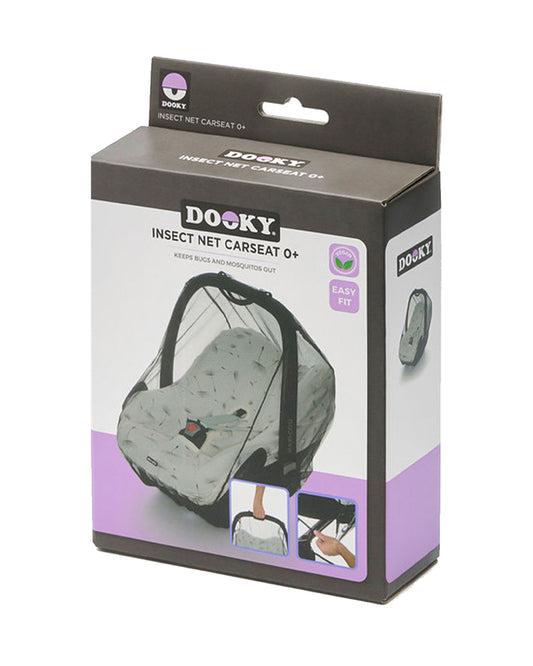 Dooky Universal Car Seat Mosquito Net-Breathable-Quick & Easy To Attach-For Infant Car Seats