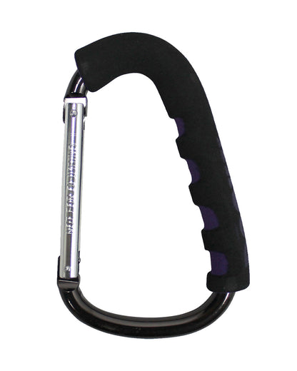 Dooky Universal Hook-Clips Onto Stroller Handle Bars & Shopping Carts-Strong & Robust-Black