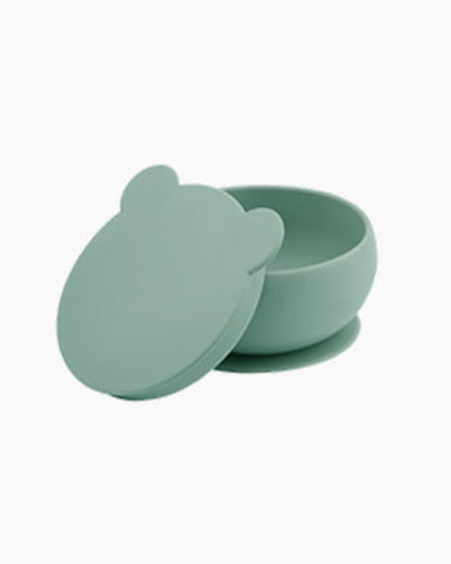 MinikOiOi Baby Led Weaning Set-100% Premium Silicone-River Green-Set of 4-For Feeding Infants