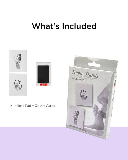 Dooky Inkless Pad-Baby Hand & Footprint Kit-Clean Prints Without Ink on Skin-Baby Keepsakes Gift Set For Baby Shower