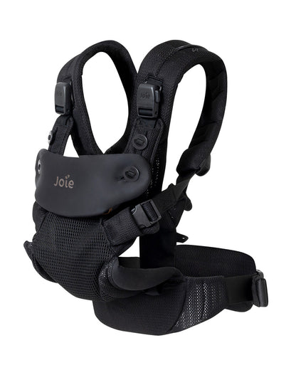 Joie Savvy Air Baby Carrier-With 4 Carrying Positions-Hip Healthy Certified-Includes Sun Hood-2 Years Warranty-For 0 to 3Y (3.5 to 15 Kg)-Coal