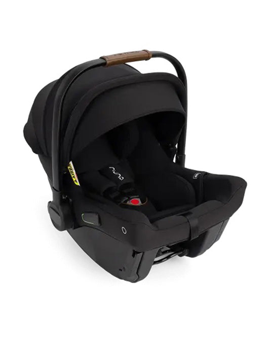 Nuna TRVL Stroller & Pipa Urbn Car Seat Travel System-Stroller Features (Ultra-Lightweight, One-Touch Fold, Upto 22 Kg)-Car Seat Features (Baseless ISOFIX, Side Impact Protection, Upto 13 Kg)-Caviar