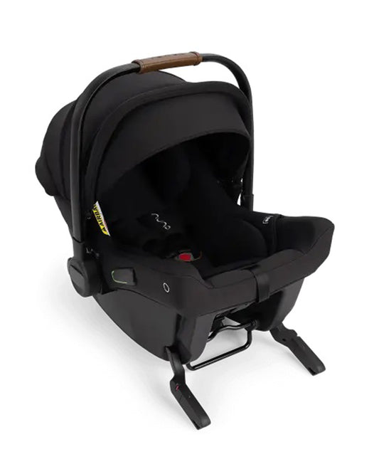 Nuna TRVL Stroller & Pipa Urbn Car Seat Travel System-Stroller Features (Ultra-Lightweight, One-Touch Fold, Upto 22 Kg)-Car Seat Features (Baseless ISOFIX, Side Impact Protection, Upto 13 Kg)-Caviar