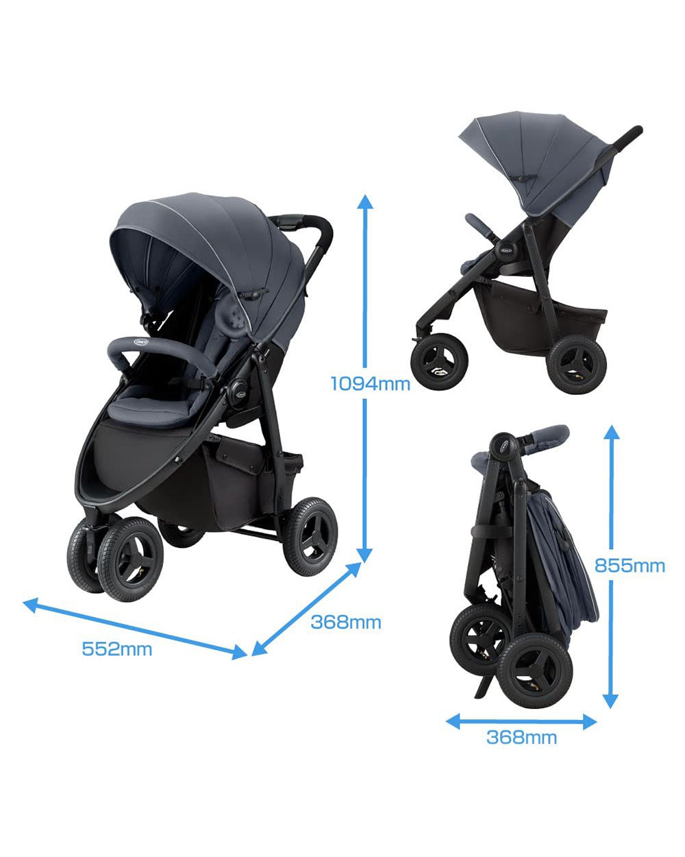 Graco jogging stroller front wheel best sale