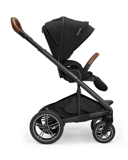 Nuna Mixx Next Baby Stroller & Pipa Urbn Car Seat Travel System-Stroller Features (Height Adjustable Parent Handle Bar, Reversible Seat, Upto 22 Kg)-Car Seat Features (Baseless ISOFIX, Side Impact Protection, Upto 13 Kg)-Caviar