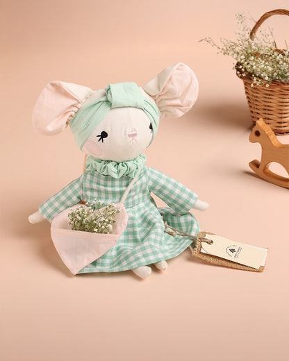 Baby Forest Cuddly Buddies Little Doll Soft Toy-Perfect For Snuggles-Helps in Sensory Development-Plush Cuddly Toy-For 24M+
